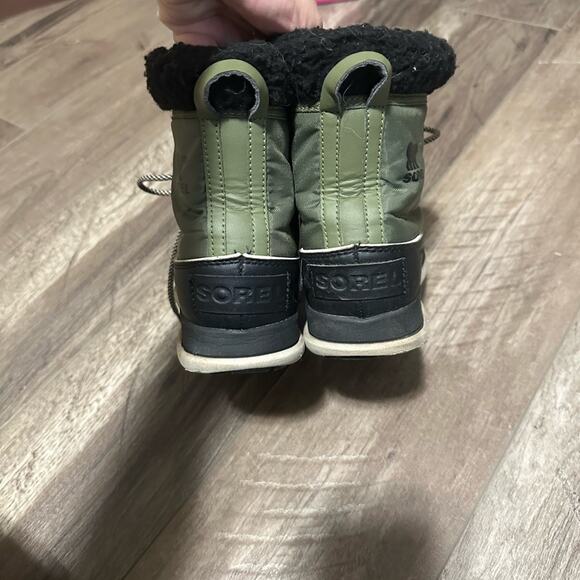 Sorel Explorer Carnival Hiker Boot Olive Green 8 - Picture 5 of 7